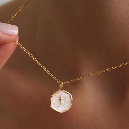 Luna Cross Necklace